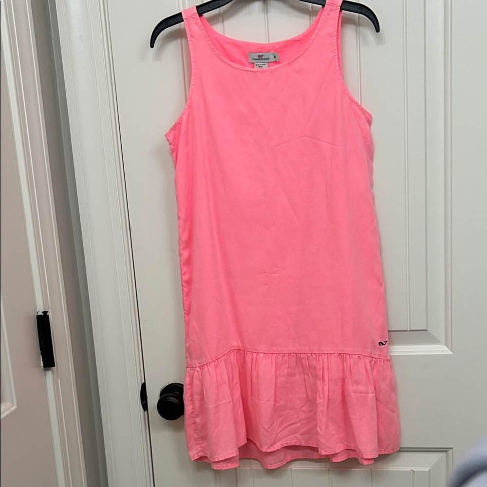 Vineyard Vines Bright Pink Sleeveless Dress